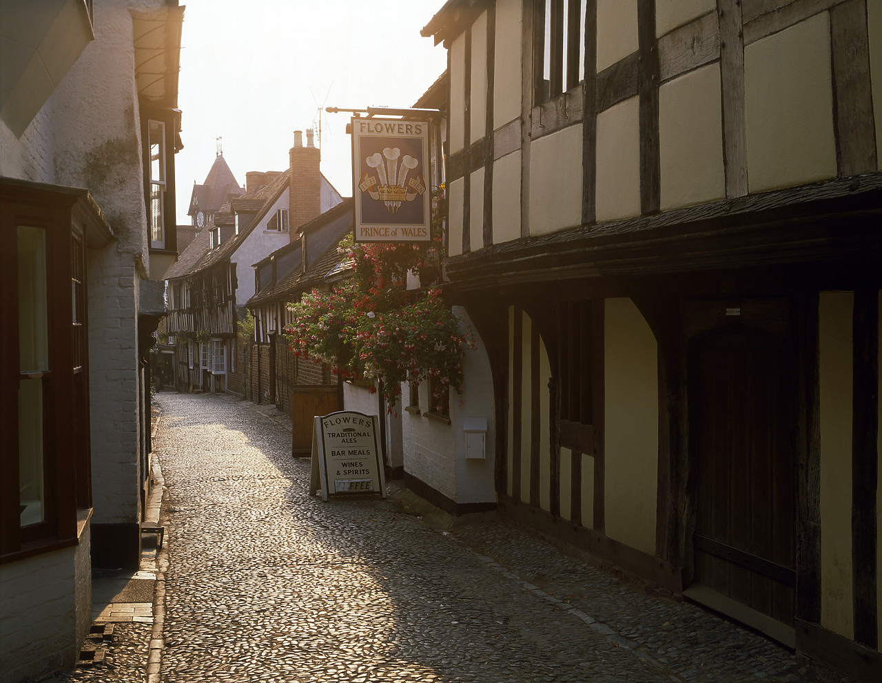 #903049 - Afternoon Light on Church Street, Ledbury, Hereford & Worcester, England