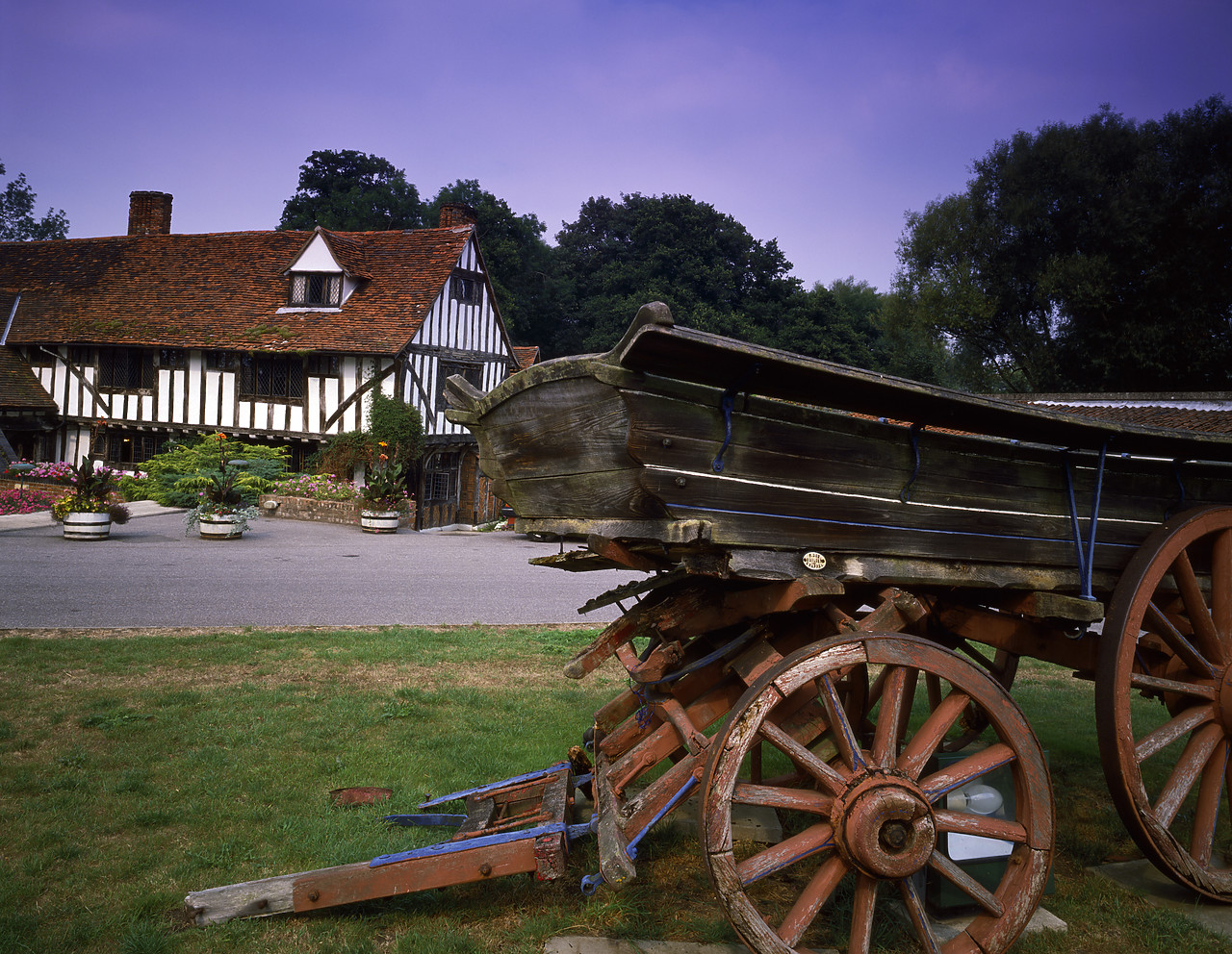 #903092 - Old Wagon at Le Talbooth Hotel, near Dedham, Essex, England