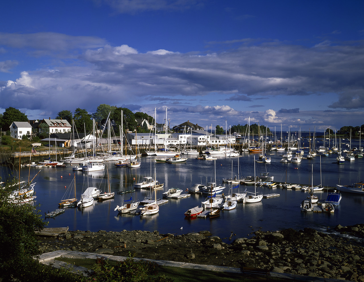 #903116 - Camden Harbor, Maine, USA