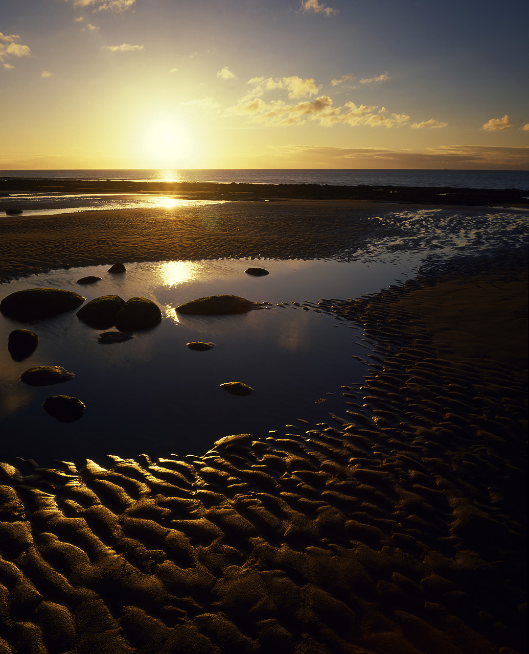 #903212 - Tidepool & Sand Patterns, Hunstanton, Norfolk, England