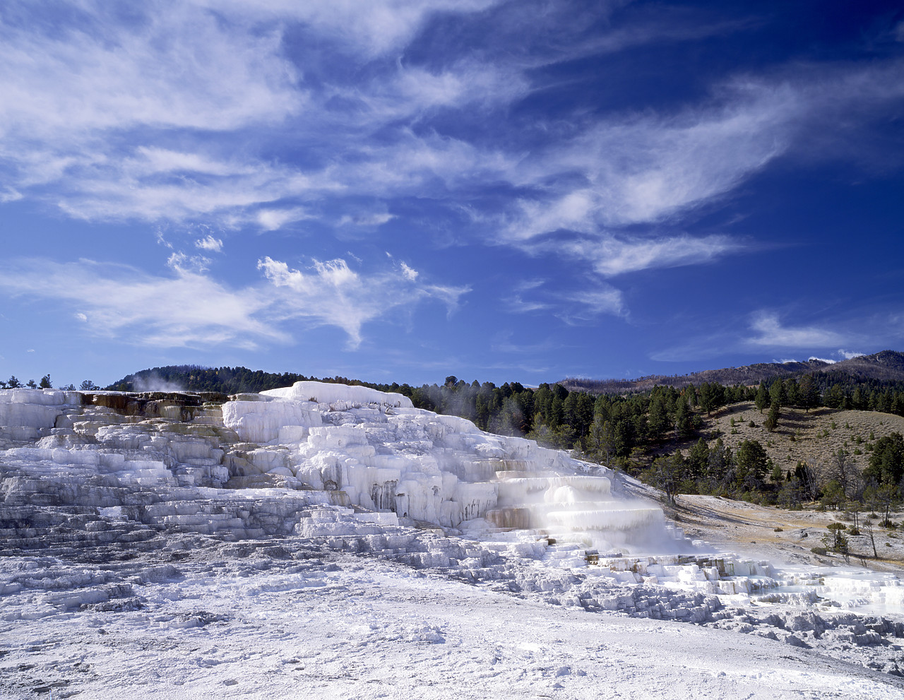 #913794 - Minerva Hot Springs, Mammoth Hot Springs, Yellowstone National Park, Wyoming, USA