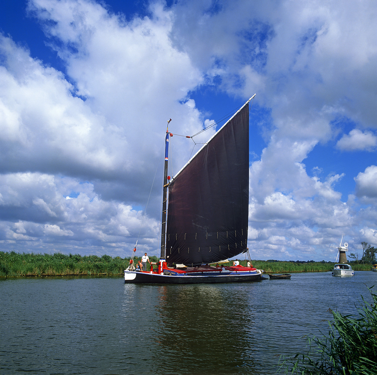 #923936 - "The Albion" Wherry, Norfolk Broads National Park, England