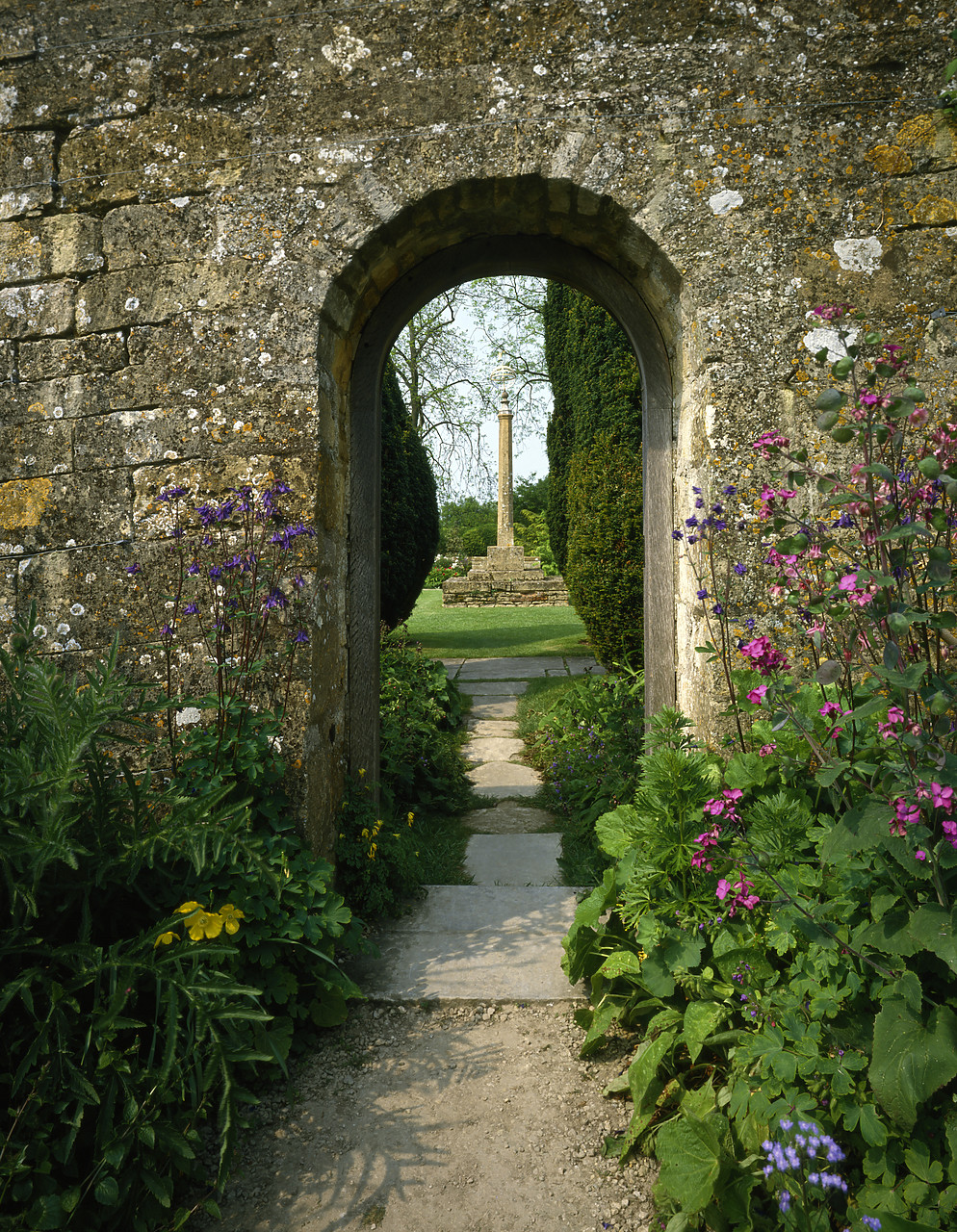 #924003-2 - Garden Archway at Snowshill Manor, Gloucestershire, England