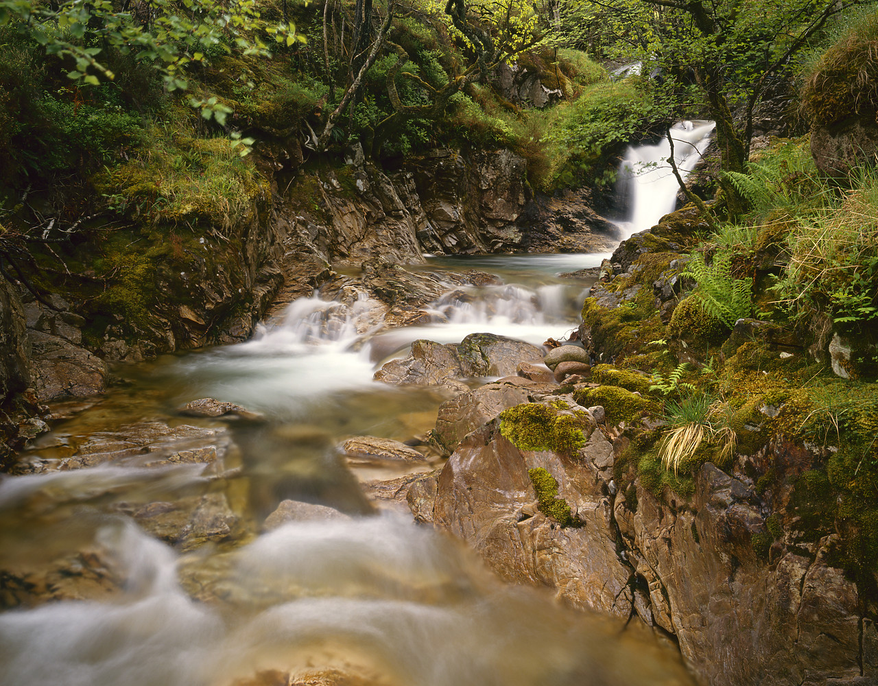 #944579-2 - Mountain Waterfall, near Kinlochleven, Highland Region, Scotland