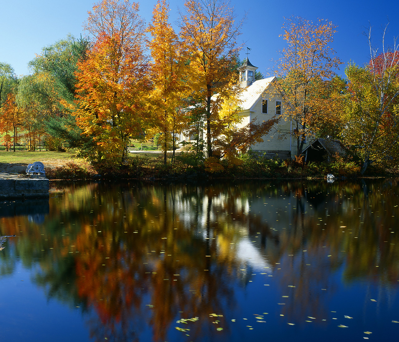 #945002-1 - Chocorua River Reflections, New Hampshire, USA