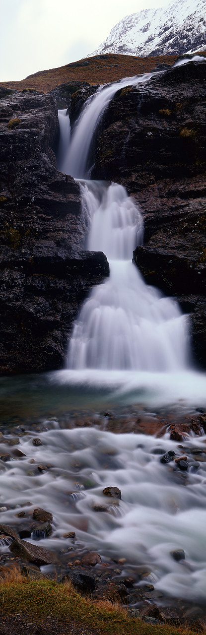#955254-3 - Waterfall, Glen Coe, Highland Region, Scotland