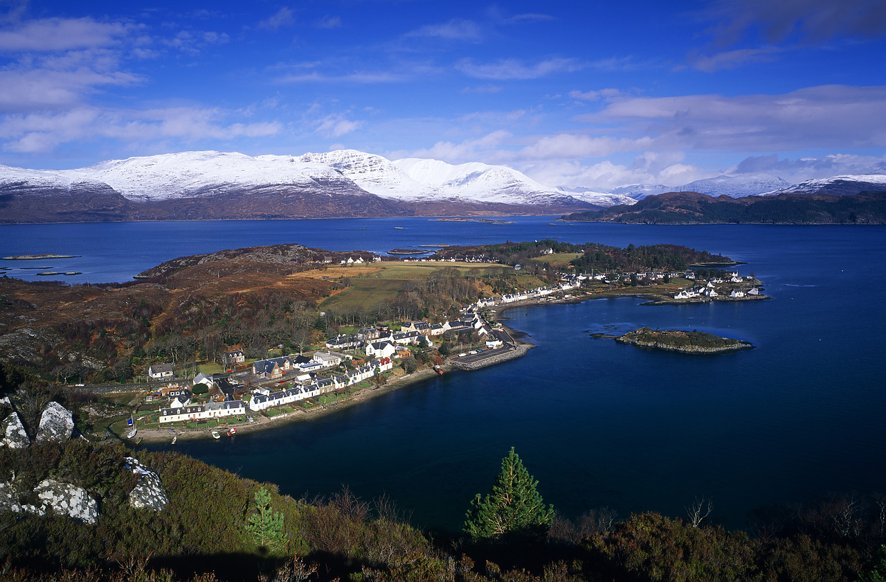 #955272-5 - View Over Plockton, Highland Region, Scotland