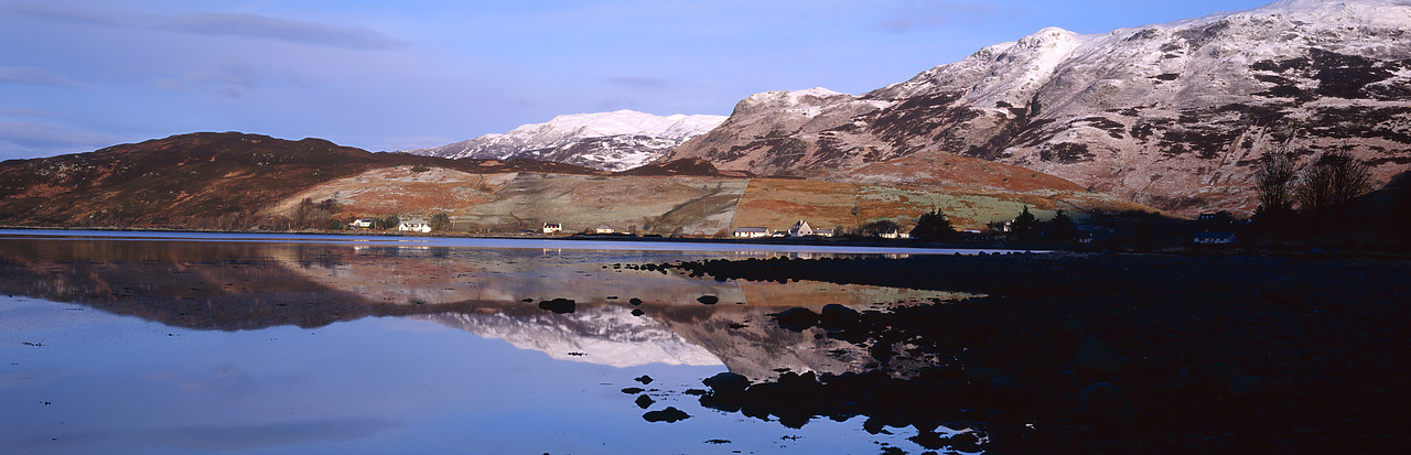 #955289-2 - Reflections in Loch Alsh, Dornie, Highland Region, Scotland