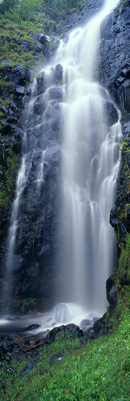 #955414-1 - Cascading Waterfall, Glenariff, Co. Antrim, Northern Ireland