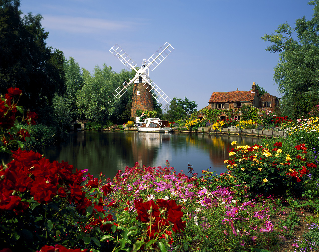 #955596-1 - Hunsett Mill, Norfolk Broads National Park, England 