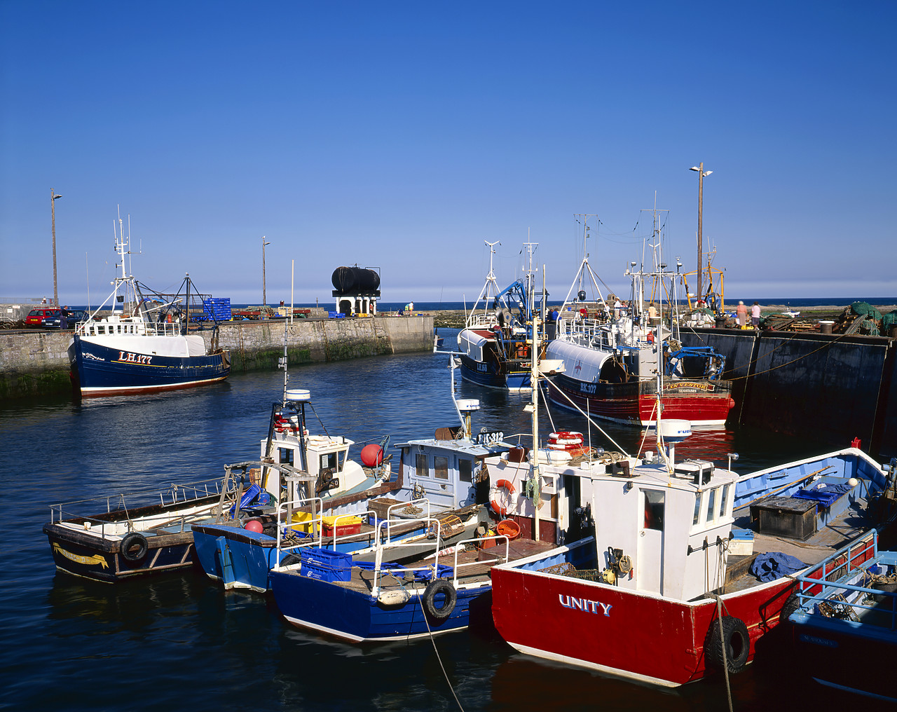 #955601 - Seahouses Harbour, Northumberland, England