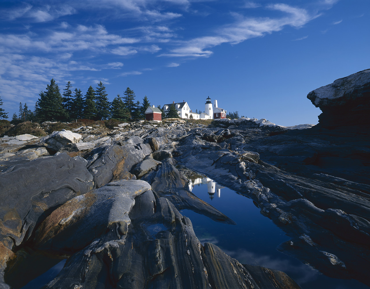 #955675-1 - Pemaquid Lighthouse, Pemaquid Point, Maine, USA