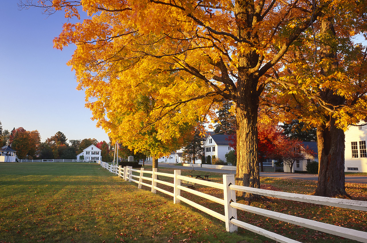 #955750-1 - Craftsbury Common in Autumn, Vermont, USA