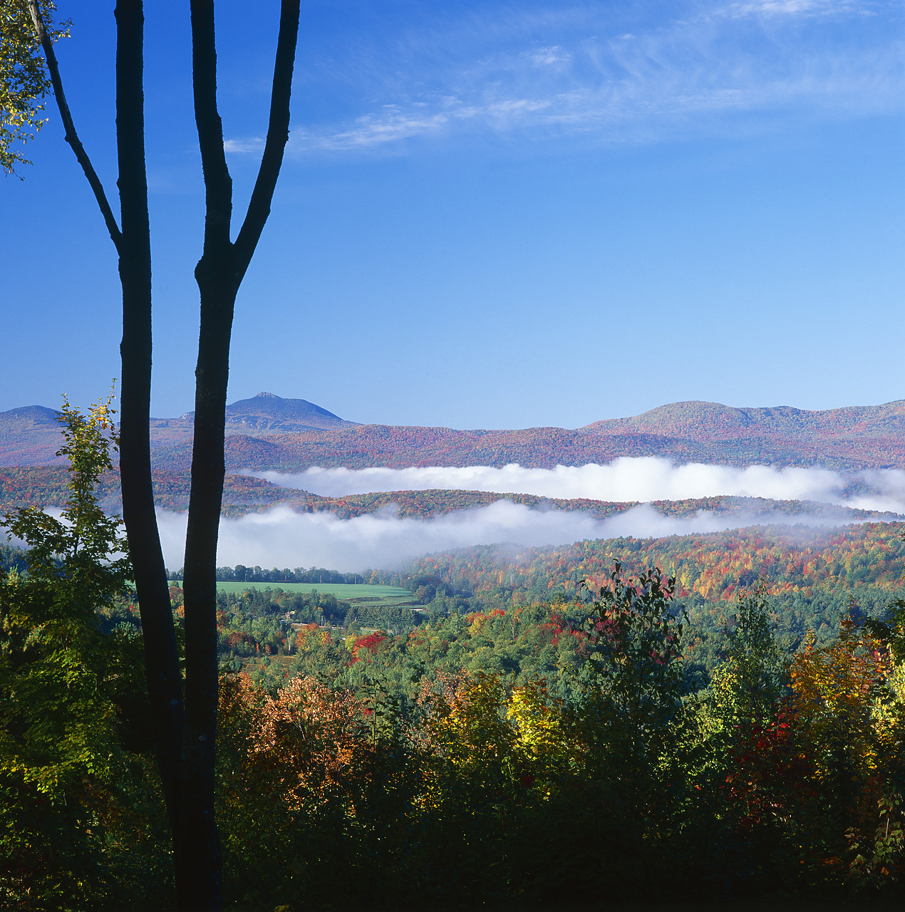 #955827-1 - Low Clouds over Stowe, Vermont, USA