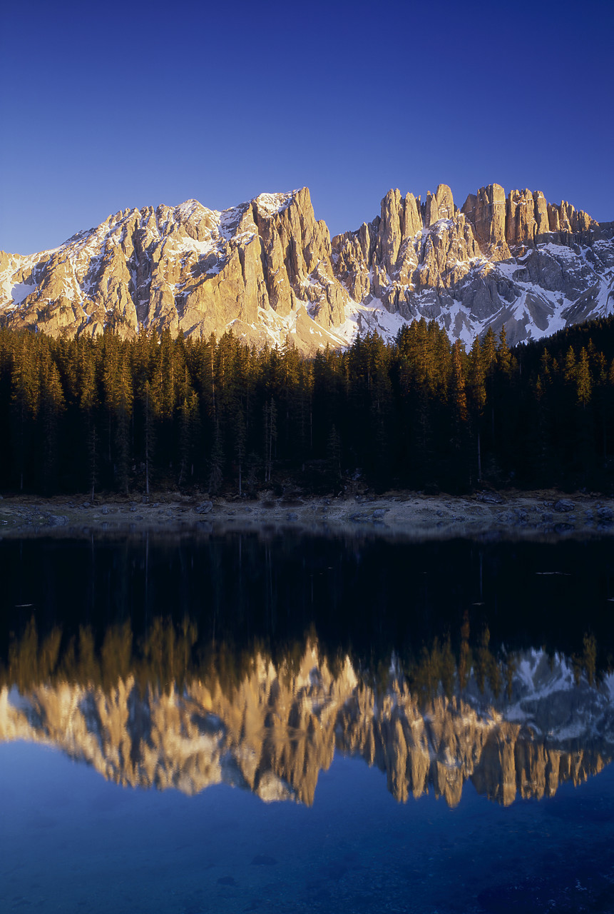 #970304-11 - Lake Carezza, The Dolomites, Italy