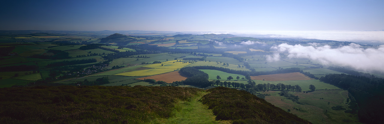 #970399 - Low Cloud over the Tweed Valley, Borders Region, Scotland