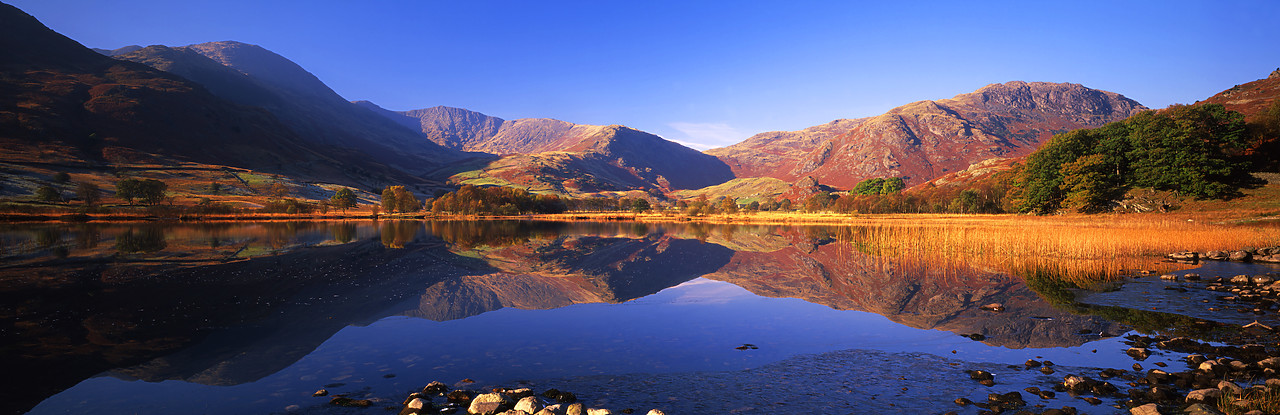 #970466-3 - Little Langdale Tarn Reflections, Lake District National Park, Cumbria, England