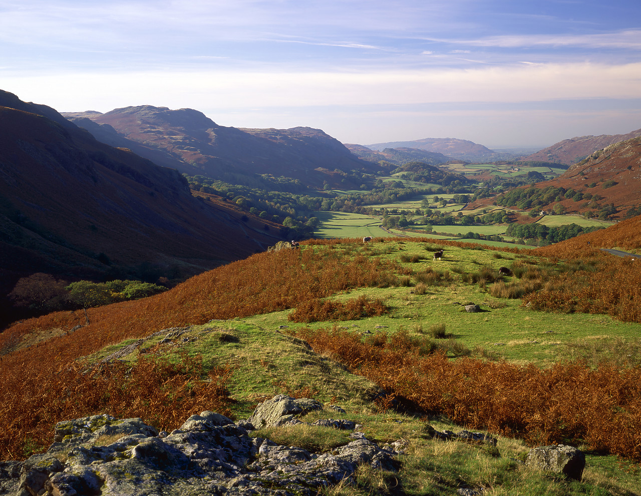 #970470-1 - View over Eskdale, Lake District National Park, Cumbria, England