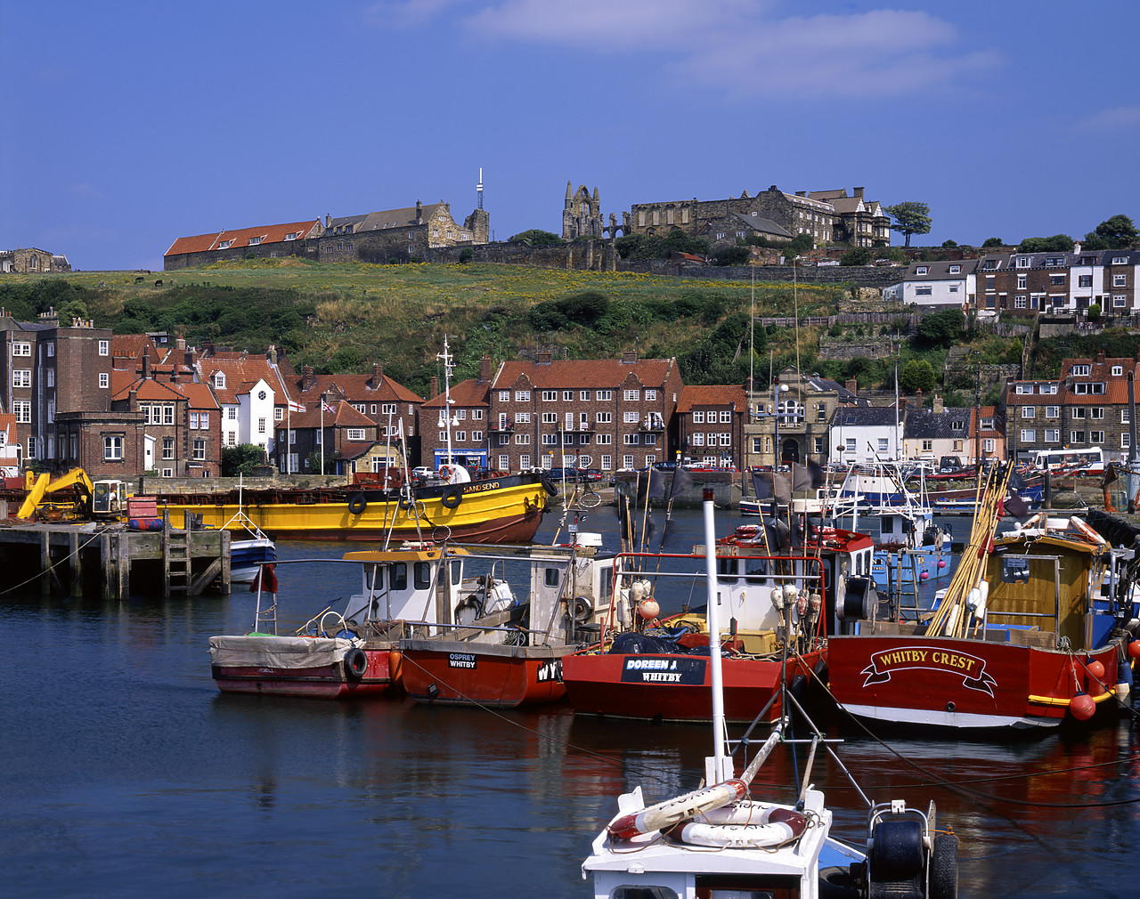 #980988-4 - Whitby Harbour, North Yorkshire, England