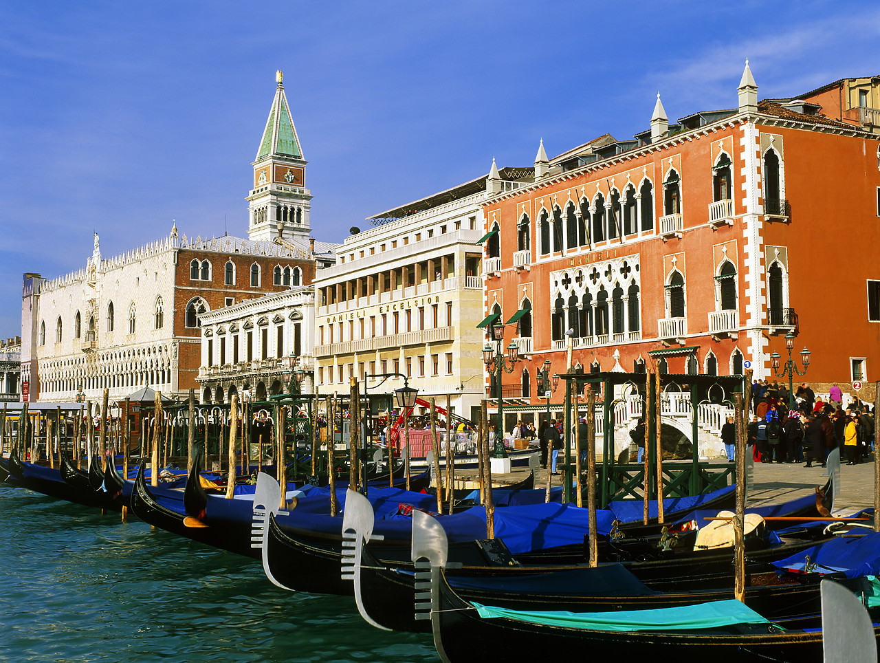 #990068-1 - Gondolas in Venice, Venice, Italy