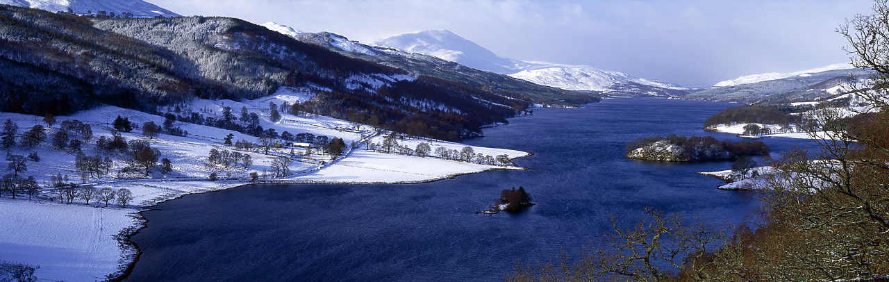 #990134-2 - Queen's View in Winter, Tayside Region, Scotland
