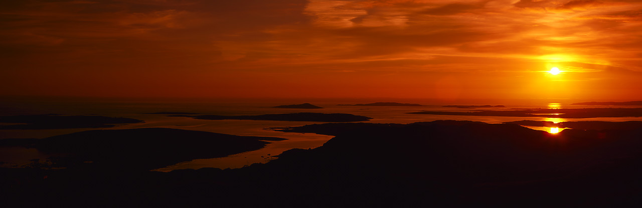 #990257-5 - Connemara Coast at Sunset, Co. Galway, Ireland