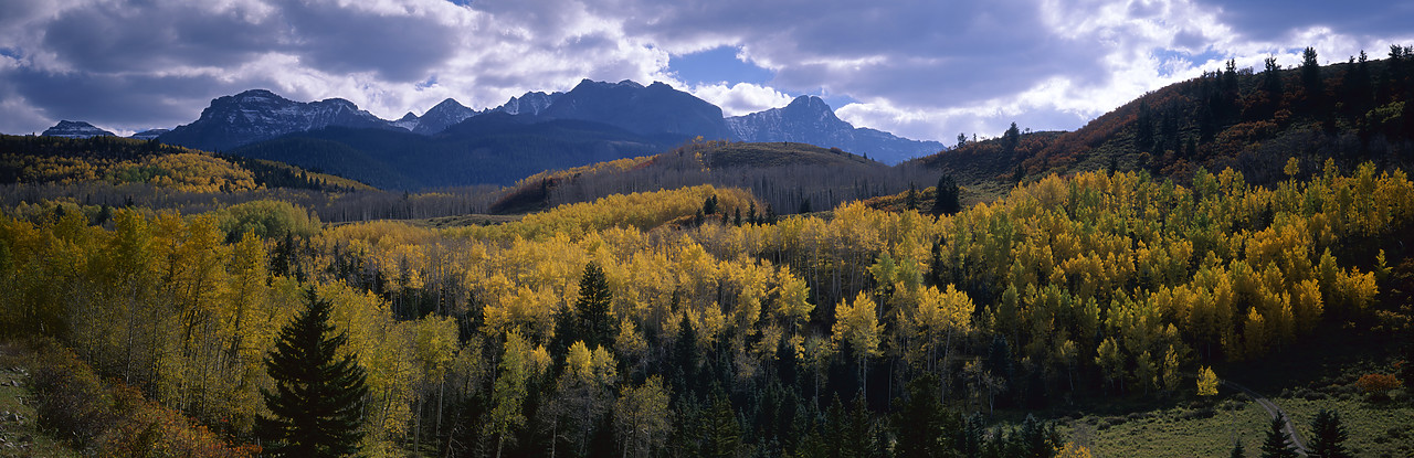 #990628-3 - San Jaun Mountains in Autumn, Colorado, USA